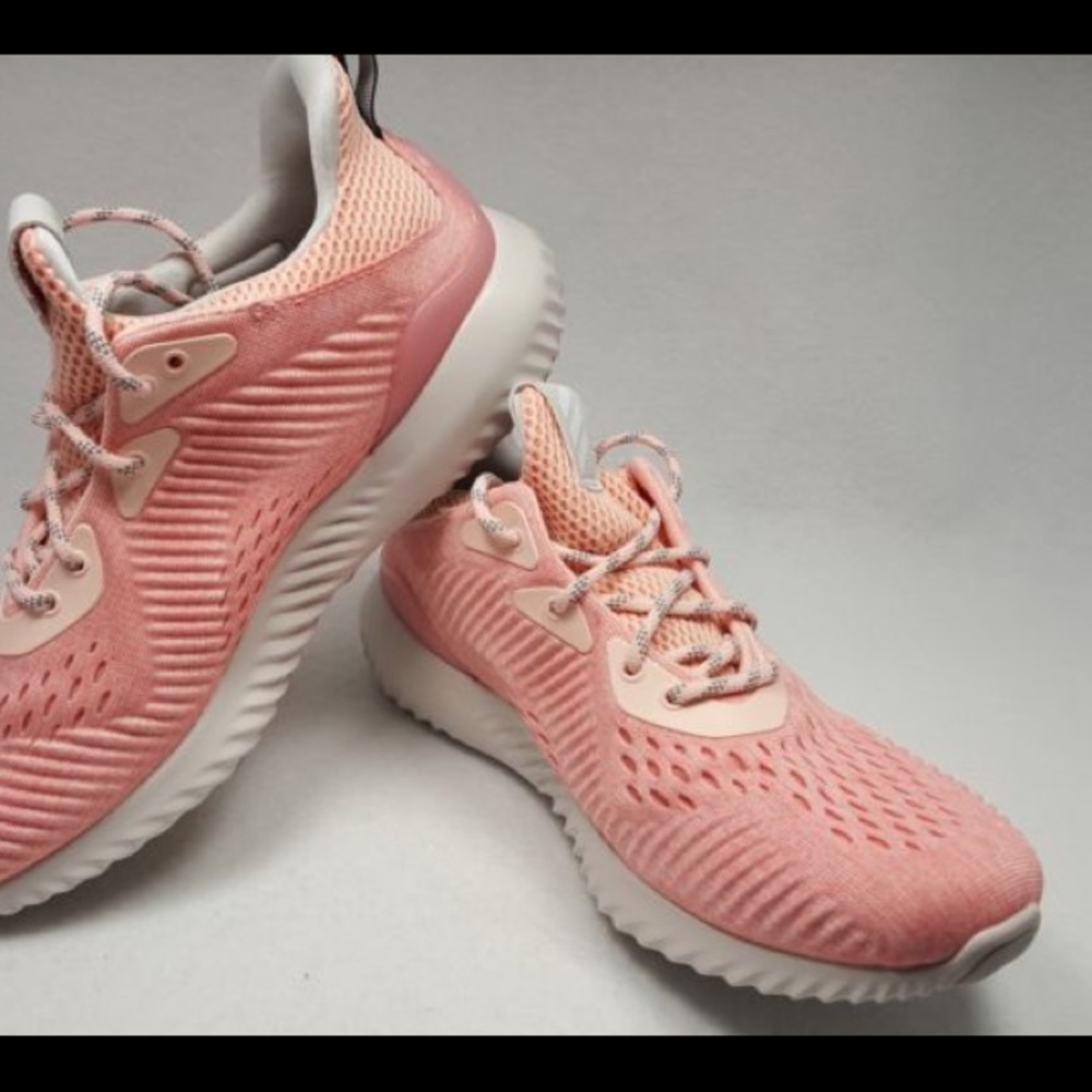 Adidas Alphabounce Icy Pink White Mesh Train Run - Picture 6 of 6